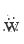 w