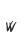 w