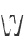 w