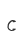 c