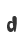 d