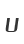 u