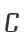 C