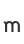 m