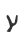 Y