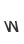 w