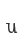 u