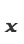 x