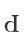 d