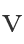V