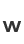 w
