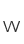 w
