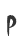 p