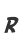 R