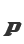 p