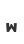 w