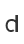 d