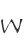 W