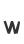 w