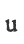 u