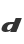 d