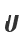 U