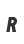 R
