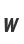 W