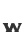 w