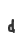 d