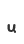 u