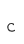 c