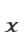 x