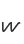 w