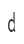d