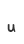 u
