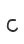 C