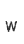 w