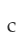 c