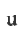 u