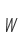 W