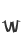 w