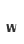 w