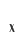x