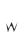 w