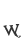 w