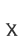x