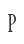 p