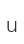 u