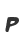 P